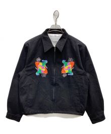 TXA（ティーエックスエー）の古着「OTANIJUN Souvenir Jacket Black 胸刺繍」｜ブラック