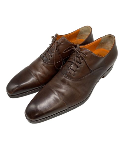 Santoni（サントーニ）Santoni (サントーニ) ストレートチップシューズ ブラウン サイズ:7の古着・服飾アイテム