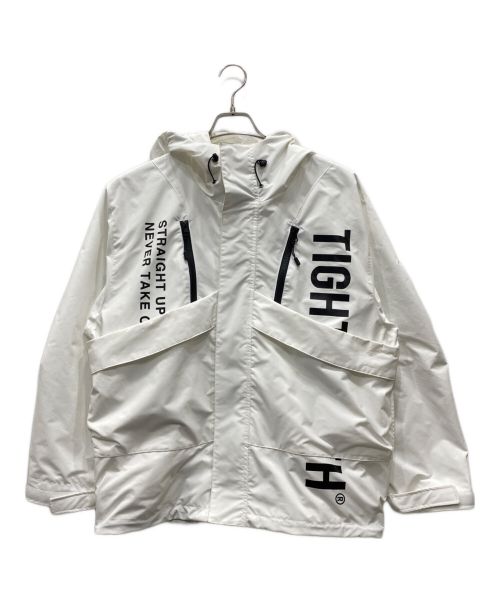 TIGHTBOOTH（タイトブース）TIGHTBOOTH (タイトブース) HOODED TACTICAL JACKET ホワイト サイズ:Mの古着・服飾アイテム