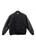 COOTIE PRODUCTIONSクーティープロダクツ）の古着「Wool Melton Error Fit Stadium Jacket」｜ブラック