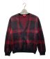 Supreme（シュプリーム）の古着「14AW Plaid Mohair Cardigan」｜ブラック×レッド