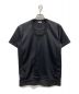 COMME des GARCONS HOMME PLUS（コムデギャルソンオムプリュス）の古着「DOUBLE LAYER TEE」｜ブラック