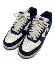 NIKE (ナイキ) Air Force 1 Low College Pack ホワイト×ネイビー サイズ:US9