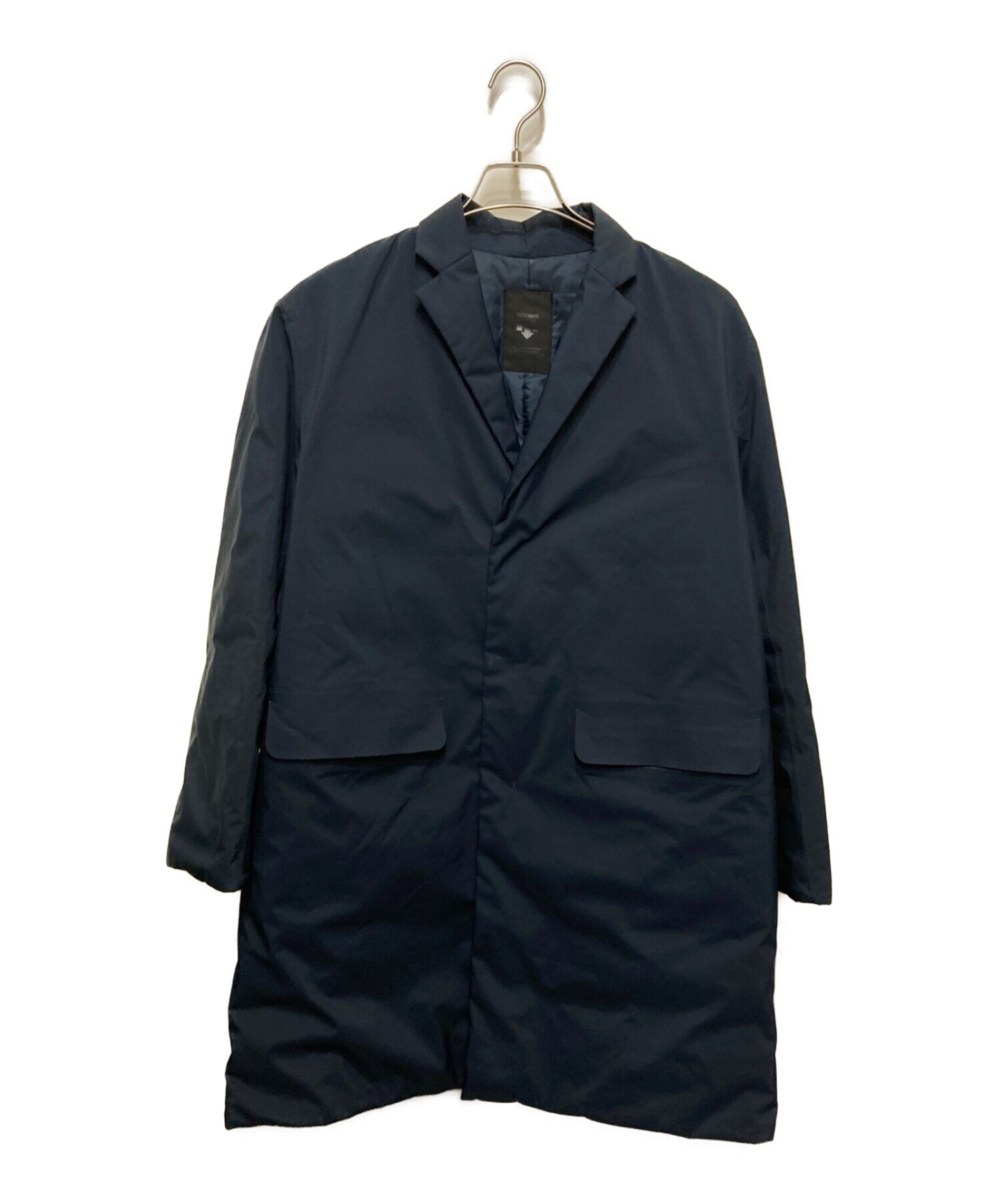 DESCENTE PAUSE (デサントポーズ) DOWN CHESTER COAT ネイビー サイズ:S