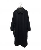 foufouフーフー）の古着「side slit belted coat」｜ブラック