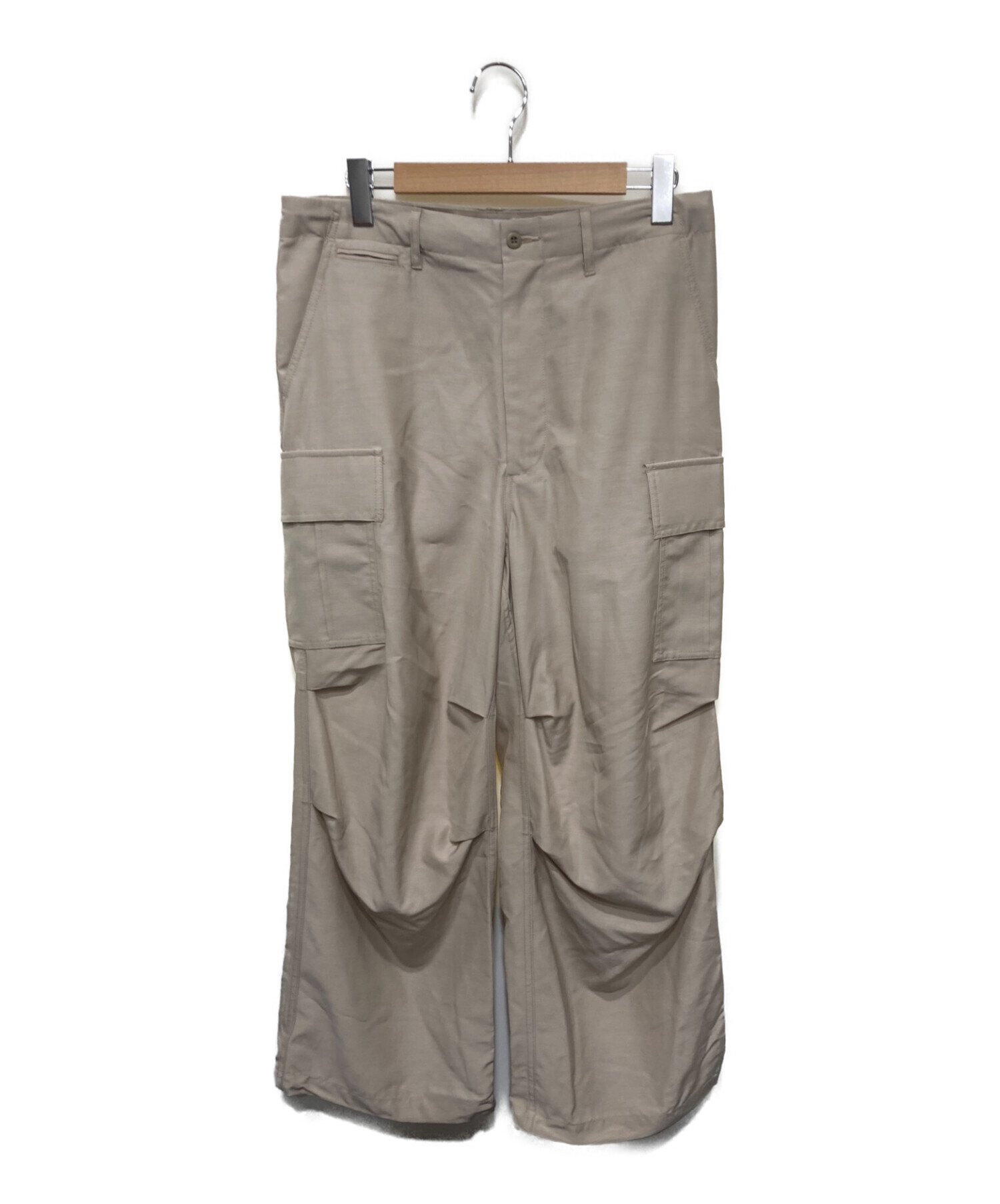 Wool Cupro Over Cargo Pants/1/ウール/22aw | gulatilaw.com