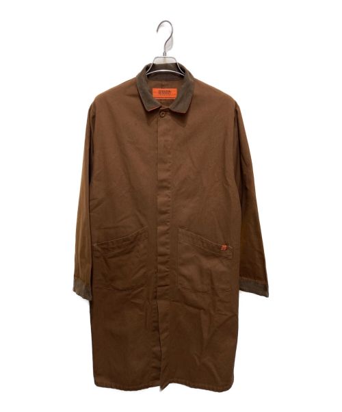 UNIVERSAL OVERALL（ユニバーサルオーバーオール）UNIVERSAL OVERALL (ユニバーサルオーバーオール) SHOP COAT ブラウン サイズ:Mの古着・服飾アイテム