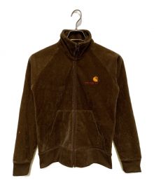 CarHartt（カーハート）の古着「ベロアトラックジャケット」｜ブラウン