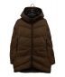 GOLDWIN（ゴールドウイン）の古着「Hooded Down Coat」｜ブラウン