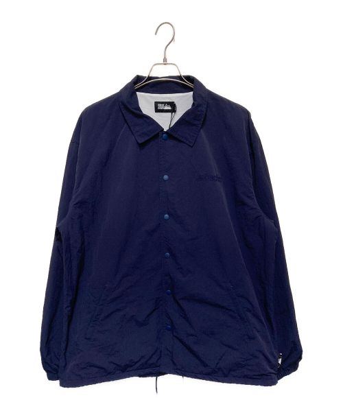 FIRST DOWN（ファーストダウン）FIRST DOWN (ファーストダウン) Nylon Coach Jacket ネイビー サイズ:XLの古着・服飾アイテム