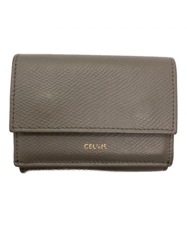 【中古・古着通販】CELINE (セリーヌ) 3つ折り財布 グレージュ サイズ:なし｜ブランド・古着通販 トレファク公式【TREFAC  FASHION】スマホサイト