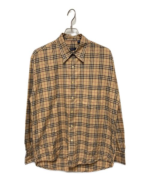 BURBERRY LONDON（バーバリーロンドン）BURBERRY LONDON (バーバリー ロンドン) ノヴァチェックシャツ ベージュ サイズ:Mの古着・服飾アイテム