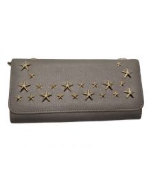 JIMMY CHOO（ジミーチュウ）の古着「スタッズ長財布」｜グレー