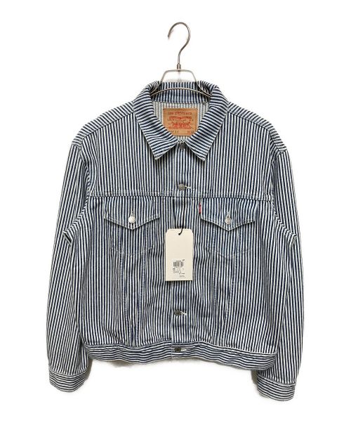 LEVI'S（リーバイス）LEVI'S (リーバイス) NIGO (二ゴー) HICKORY STRIPE TRUCKER JACKET インディゴ サイズ:XXL 未使用品の古着・服飾アイテム