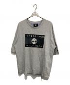 Timberland×TOMMY HILFIGERティンバーランド×トミーヒルフィンガー）の古着「オーバーサイズTシャツ」｜グレー