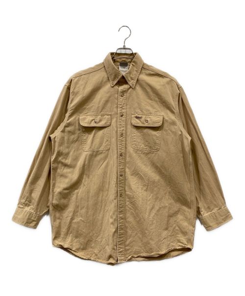 CarHartt（カーハート）CarHartt (カーハート) ワークシャツ ベージュ サイズ:FREEの古着・服飾アイテム