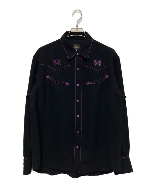 Needles（ニードルズ）Needles (ニードルズ) Papillon Emb Cowboy Shirt ブラック サイズ:Mの古着・服飾アイテム