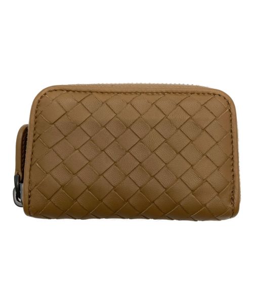 BOTTEGA VENETA（ボッテガベネタ）BOTTEGA VENETA (ボッテガベネタ) イントレチャートコインケース ベージュ サイズ:なしの古着・服飾アイテム