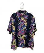 Sun Surfサンサーフ）の古着「S/S RAYON HAWAIIAN SHIRT」｜ブラック