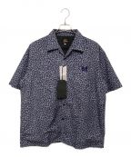 Needles×BEAMSニードルズ×ビームス）の古着「別注 OPEN COLLAR SHIRT」｜グレー