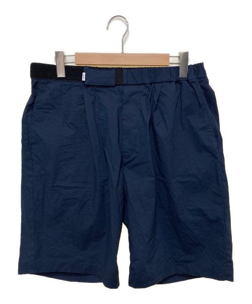 Graphpaper（グラフペーパー）Graphpaper (グラフペーパー) Stretch Typewriter Wide Chef Shorts ネイビー サイズ:FREEの古着・服飾アイテム