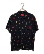 SUPREMEシュプリーム）の古着「Deep Space Rayon S/S Shirt」｜ブラック