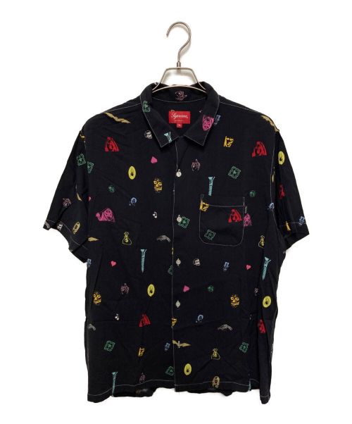 SUPREME（シュプリーム）SUPREME (シュプリーム) Deep Space Rayon S/S Shirt ブラック サイズ:XLの古着・服飾アイテム