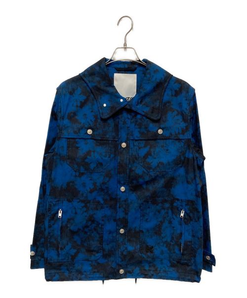 KENZO（ケンゾー）KENZO (ケンゾー) WorkWear Jacket Ghost flower ブルー サイズ:ｓの古着・服飾アイテム