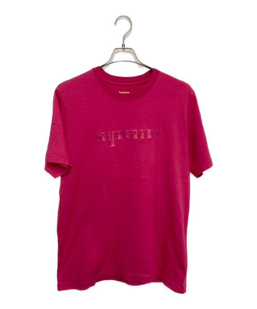 SUPREME（シュプリーム）SUPREME (シュプリーム) overlap tee ショッキングピンク サイズ:Mの古着・服飾アイテム