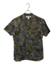 COMME des GARCONS SHIRT×NOAH LYON（コムデギャルソンシャツ×ノア ライオン）の古着「総柄S/Sシャツ」｜オリーブ