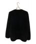 WILD THINGS (ワイルドシングス) FLUFFY BOA NO COLLAR JACKET ブラック サイズ:L：4800円