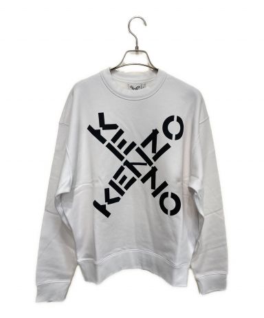 中古・古着通販】KENZO (ケンゾー) SPORT CREWNECK BIG X ホワイト