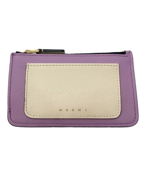 MARNI（マルニ）MARNI (マルニ) TRUNK Coin Card Case パープル×ブラウン サイズ:なしの古着・服飾アイテム