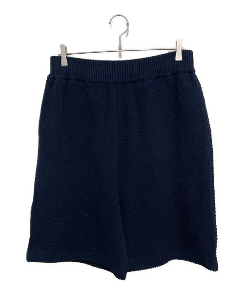 crepuscule（クレプスキュール）crepuscule (クレプスキュール) Moss stitch shorts ネイビー サイズ:2の古着・服飾アイテム