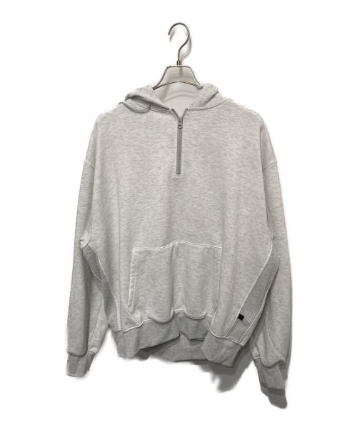 DAIWA（ダイワ）DAIWA (ダイワ) TECH SWEAT HALF ZIP HOOD グレー サイズ:Lの古着・服飾アイテム