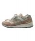 NEW BALANCE (ニューバランス) ローカットスニーカー ピンク×グレー サイズ:26.5㎝：7800円