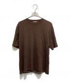 AURALEEオーラリー）の古着「COTTON MESH TEE」｜ブラウン