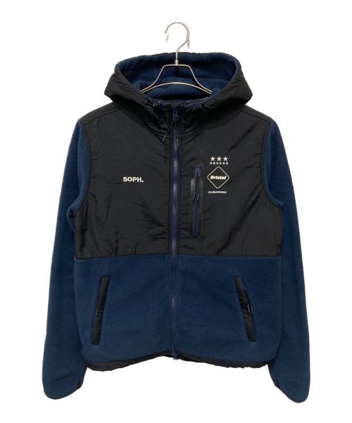 F.C.R.B.（エフシーアールビー）F.C.R.B. (エフシーアールビー) POLARTEC FLEECE HYBRID BLOUSON ネイビー サイズ:Mの古着・服飾アイテム