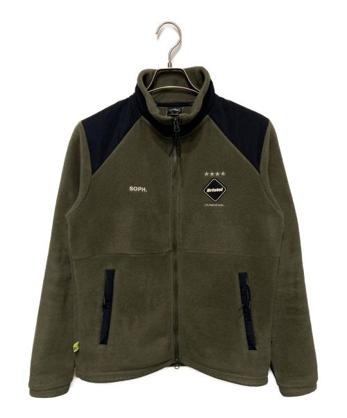 F.C.R.B.（エフシーアールビー）F.C.R.B. (エフシーアールビー) POLARTEC FLEECE STAND COLLAR BLOUSON カーキ サイズ:Sの古着・服飾アイテム