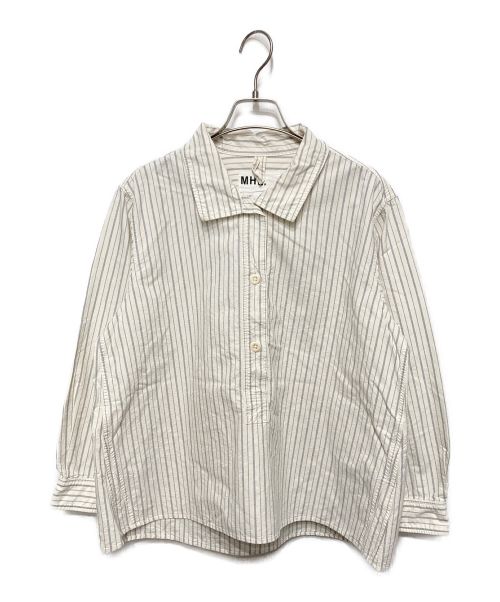 MHL（エムエイチエル）MHL (エムエイチエル) TRAM STRIPE COTTON ホワイト サイズ:2の古着・服飾アイテム