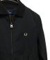 中古・古着 FRED PERRY (フレッドペリー) ニットカラーブルゾン ブラック サイズ:S：5800円