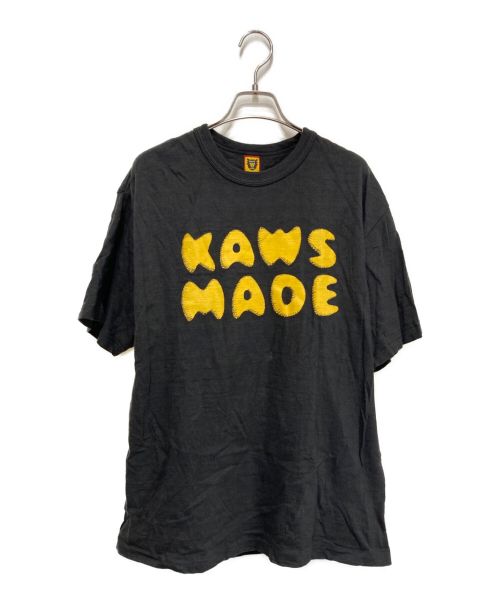 HUMAN MADE（ヒューマンメイド）HUMAN MADE (ヒューマンメイド) KAWS (カウズ) コラボプリントTシャツ ブラック サイズ:XLの古着・服飾アイテム