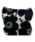 marimekko（マリメッコ）の古着「Pieni Unikko Venni ショルダーバッグ」｜ブラック×ホワイト