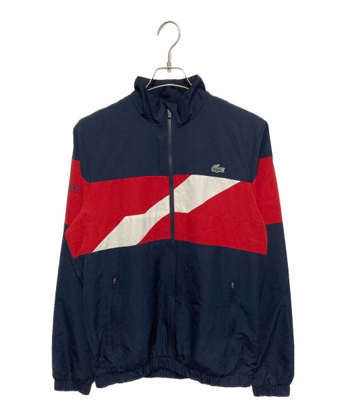 LACOSTE SPORT（ラコステスポーツ）LACOSTE SPORT (ラコステスポーツ) ナイロンジャケット ネイビー×レッド サイズ:US M/FR 4の古着・服飾アイテム