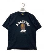 A BATHING APEアベイシングエイプ）の古着「プリントTシャツ」｜ブラック