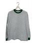 UNIVERSAL PRODUCTS.（ユニバーサルプロダクツ）の古着「MULTI BORDER L/S T-SHIRT」｜グリーン