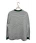 UNIVERSAL PRODUCTS. (ユニバーサルプロダクツ) MULTI BORDER L/S T-SHIRT グリーン サイズ:2 未使用品：8800円