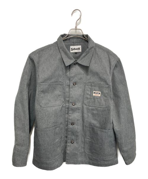 Schott（ショット）Schott (ショット) TC WORK COVERALL グレー サイズ:Lの古着・服飾アイテム