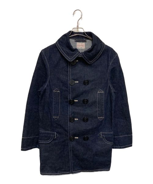 BONCOURA（ボンクラ）BONCOURA (ボンクラ) イケ綿デニムＰコート インディゴ サイズ:38の古着・服飾アイテム