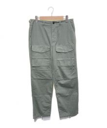 BLURHMS（ブラームス）の古着「Light Herringbone Field Pants」｜カーキ